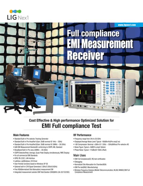 EMI Measurement Receiver