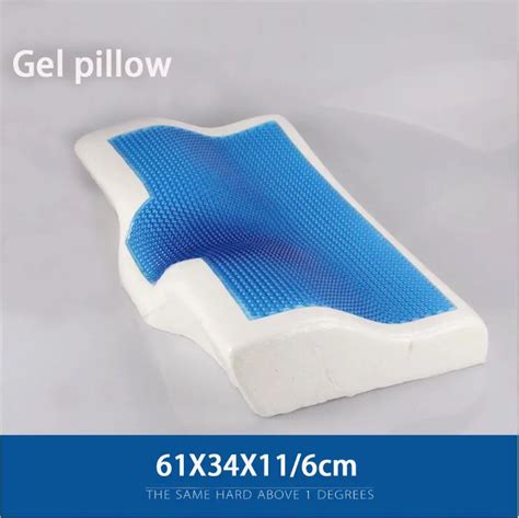 Cooling Gel Anti snore Pillow Ergonomic Memory Foam Cooling Gel Pillow ...