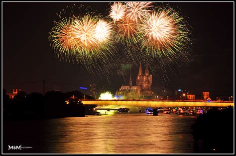 Kölner Lichter, Fireworks, Köln, Germany. M&M Photography Around The World ♥ www.facebook.com ...