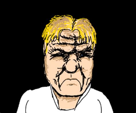 Gordon Ramsay's forehead wrinkles - Drawception