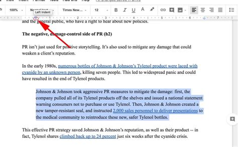 How to Create a Hanging Indent in Google Docs [FAQ]