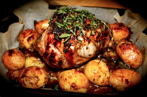 Fresh Herb & Balsamic Roast Lamb with Crispy Potatoes — Em's Food For ...