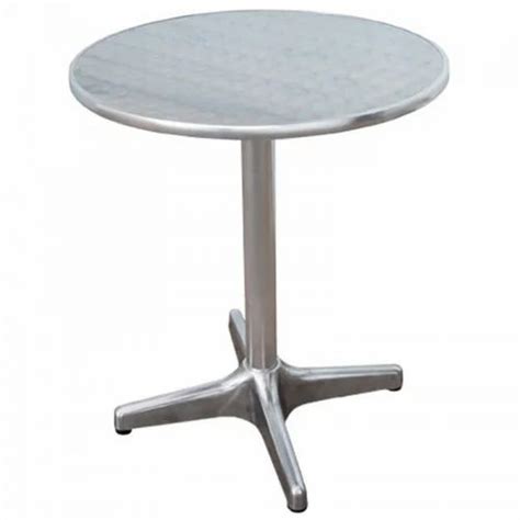 Stainless Steel Cafe Table at Rs 4500 | Steel Tables in Madurai | ID: 15812911933