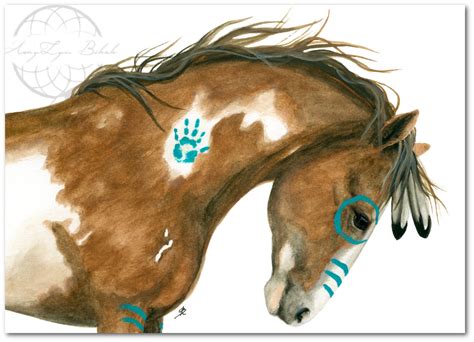 Majestic Native American Spirit Horse ArT Giclee Print by