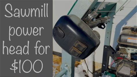 Woodland Mills Sawmill 12v Powerhead DIY mod for HM130 Max - YouTube