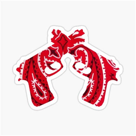 "official blood gang design " Sticker for Sale by breaker160 | Redbubble