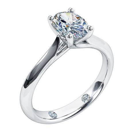 Oval cut diamond solitaire engagement ring - Andrew Mazzone