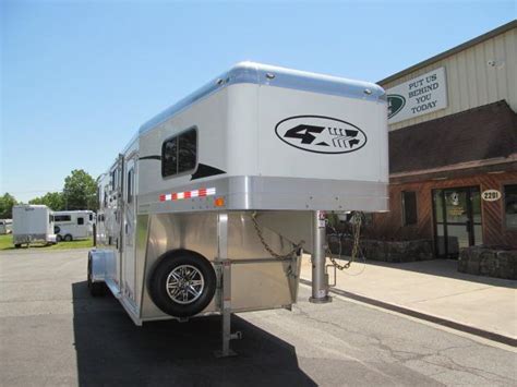 4-Star Trailers Runabout 2 Plus 1 with Extended Box Stall Horse Trailer ...