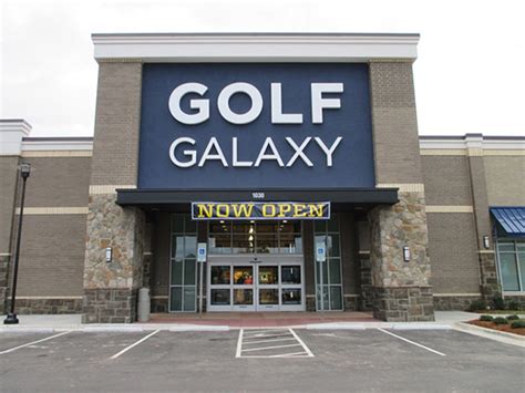 Storefront of Golf Galaxy store in Cary, NC