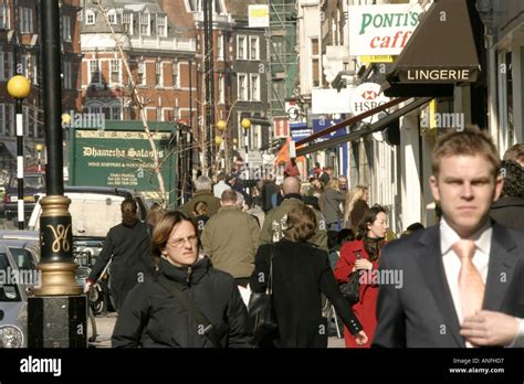 Marylebone High Street and area Stock Photo - Alamy