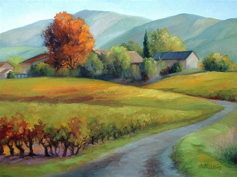 French Countryside Painting at PaintingValley.com | Explore collection of French Countryside ...