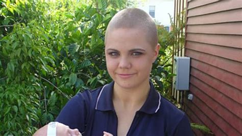 Schoolgirl suspended for cancer head shave