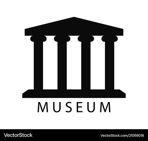 Museum icon Royalty Free Vector Image - VectorStock