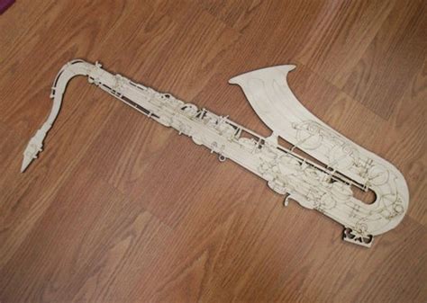 Wooden Saxophone | Music wall art, Jazz decor, Music wall