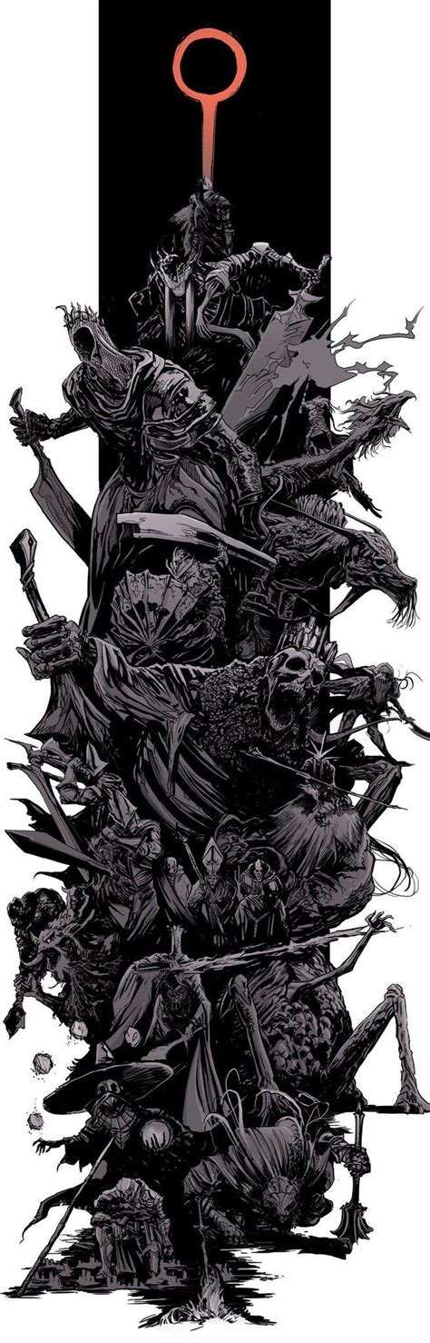 Dark Souls Bosses Art