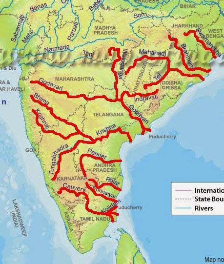 North India River Map