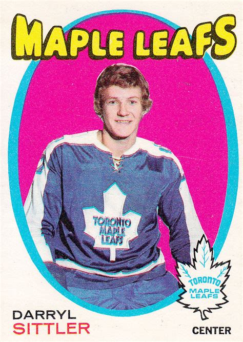 Darryl Sittler: Hockey Hall Of Fame Toronto Maple Leafs Captain