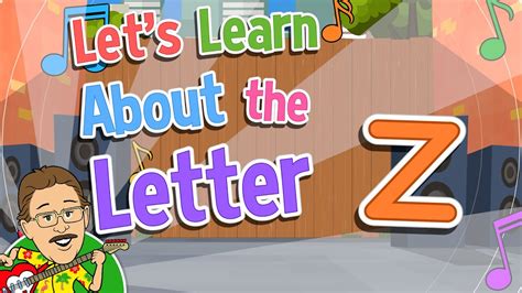 Let's Learn About the Letter z | Jack Hartmann Alphabet Song - YouTube