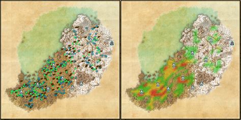 HarvestMap : Map, Coords, Compasses : Elder Scrolls Online AddOns