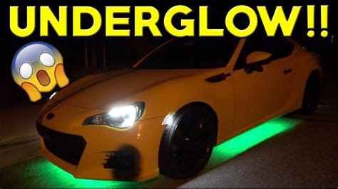 Car Underglow Installation - car installation