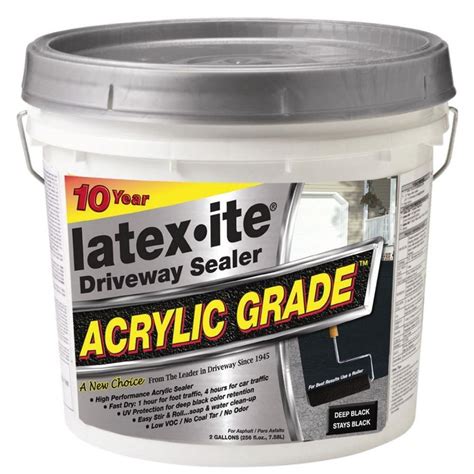 Latex-ite 2 Gal. Acrylic-Grade Driveway Sealer-31766 - The Home Depot