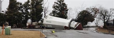 Damage Seen Across Decatur, Alabama, Following Tornado-Warned Storm