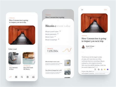 Newspaper App | Mobile design inspiration, Web app design, App