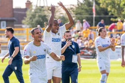 Afc Wimbledon Players Final Whistle Efl Editorial Stock Photo - Stock ...