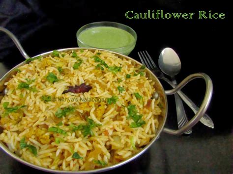 Cauliflower Rice South Indian Style |Nithya's Nalabagam