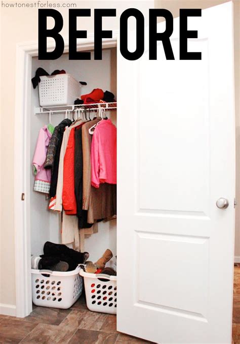 Organized Coat Closet Makeover - How to Nest for Less™