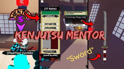 NEW KENJUTSU MENTOR LOCATION!! New UPDATE!! Mentor Spawn Shindo Life ...