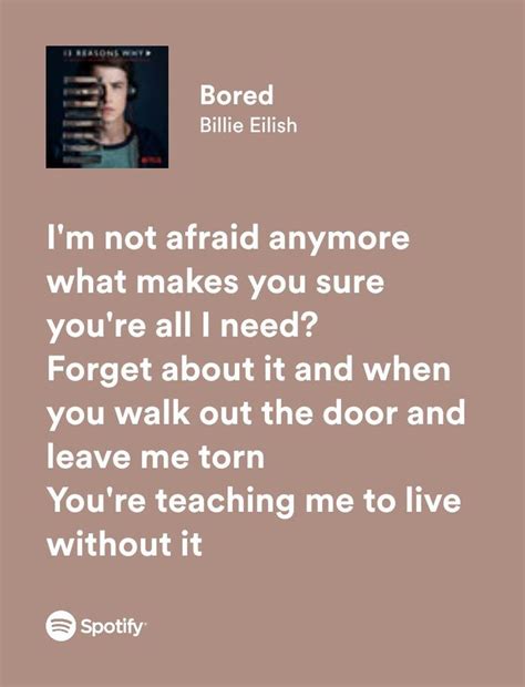 Bored - Billie Eilish (lyrics)