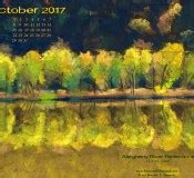 September Nature Desktop Calendar: Autumn Rainbow - Portraits of Animals