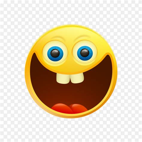 Funny emoji face on transparent background PNG - Similar PNG