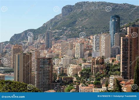 Monte Carlo Monaco Aerial View Editorial Stock Photo - Image of monaco ...