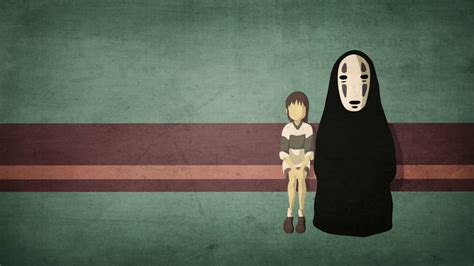 Download Spirited Away No Face And Chihiro Artwork Wallpaper ...