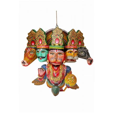 Flying Hanuman with five face - directcreate.com