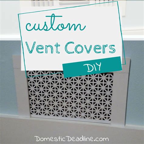 How to Make Custom Air Vent Covers | HarperNCo | Vent covers, Air vent ...