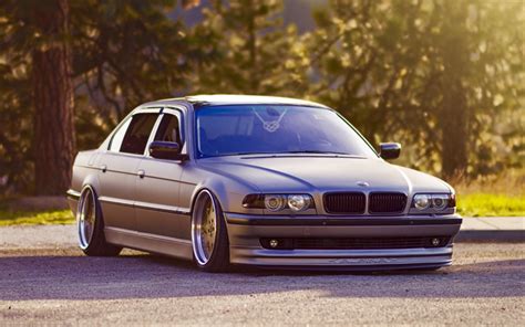 Download wallpapers BMW 7-Series, tuning, E38, low rider, 1997 cars ...