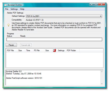 Acrobat Distiller 9