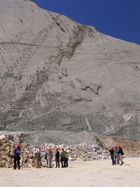 Amazing 300 ft Limestone Formation in Bolivia is Covered in 68 Million-Year-Old Dinosaur Footprints