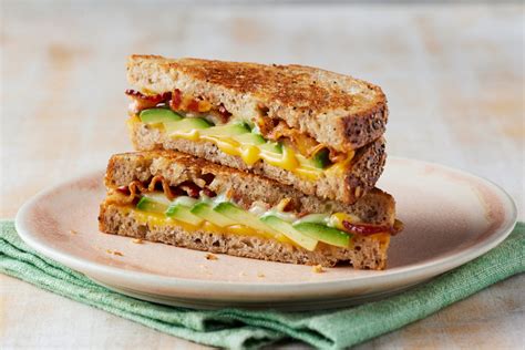 Avocado Bacon Grilled Cheese Sandwich - California Avocados