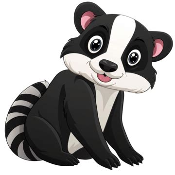 Cartoon Animal Badger, Badger, Cartoon, Isolated PNG Transparent Image ...