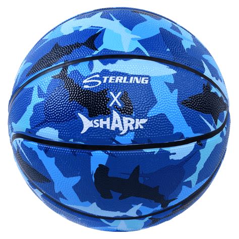 Sterling Athletics Shark Camo Superior Grip Indoor/Outdoor Basketball ...