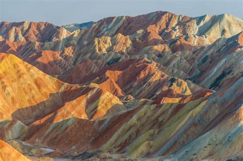 Premium Photo | Rainbow mountain. zhangye danxia national geopark ...