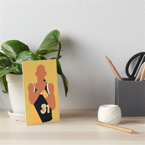 "Reggie Miller Choke Sign" Art Board Print by RatTrapTees | Redbubble