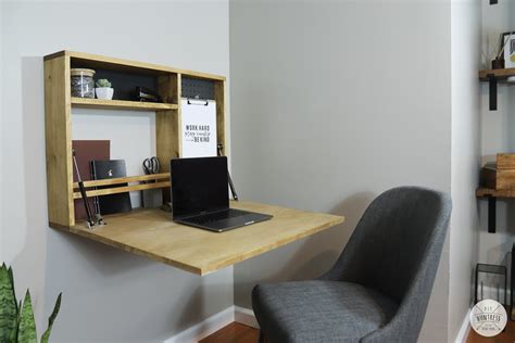 diy-fold-down-wall-desk-2 - DIY Huntress