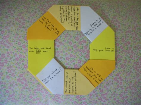 ♥ Jasmin on Jupiter ♥: Yellow + Origami + Love quotes = AMAZING GIFT