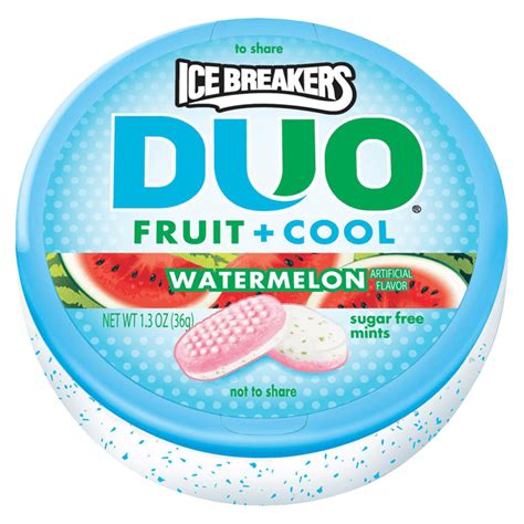 Ice Breaker Duo Mints Watermelon 36g Unit Count 8 - American Candy N ...