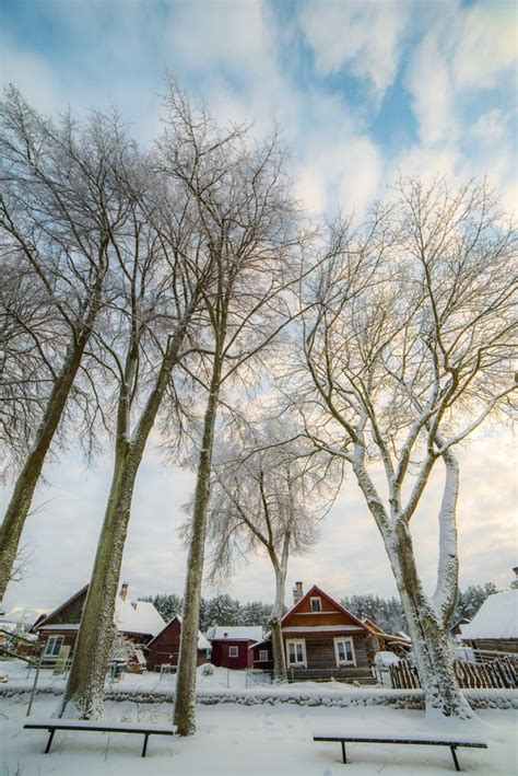 Winter Season in Countryside Stock Photo - Image of sight, angle: 137746914